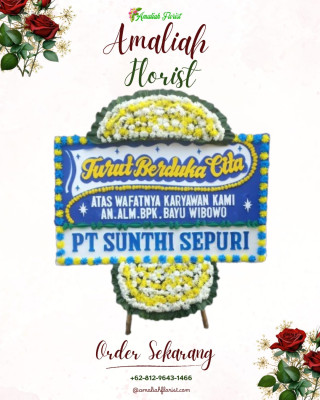 Papan Bunga Duka di Barabai