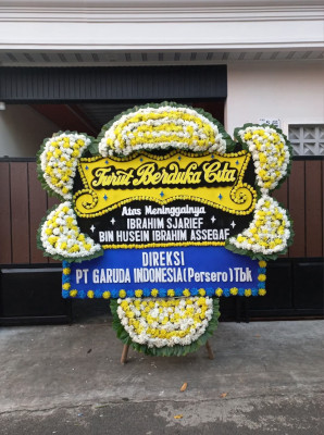 Papan Bunga Duka di Barabai