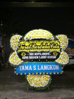 Papan Bunga Duka di Barabai