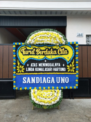 Papan Bunga Duka di Barabai